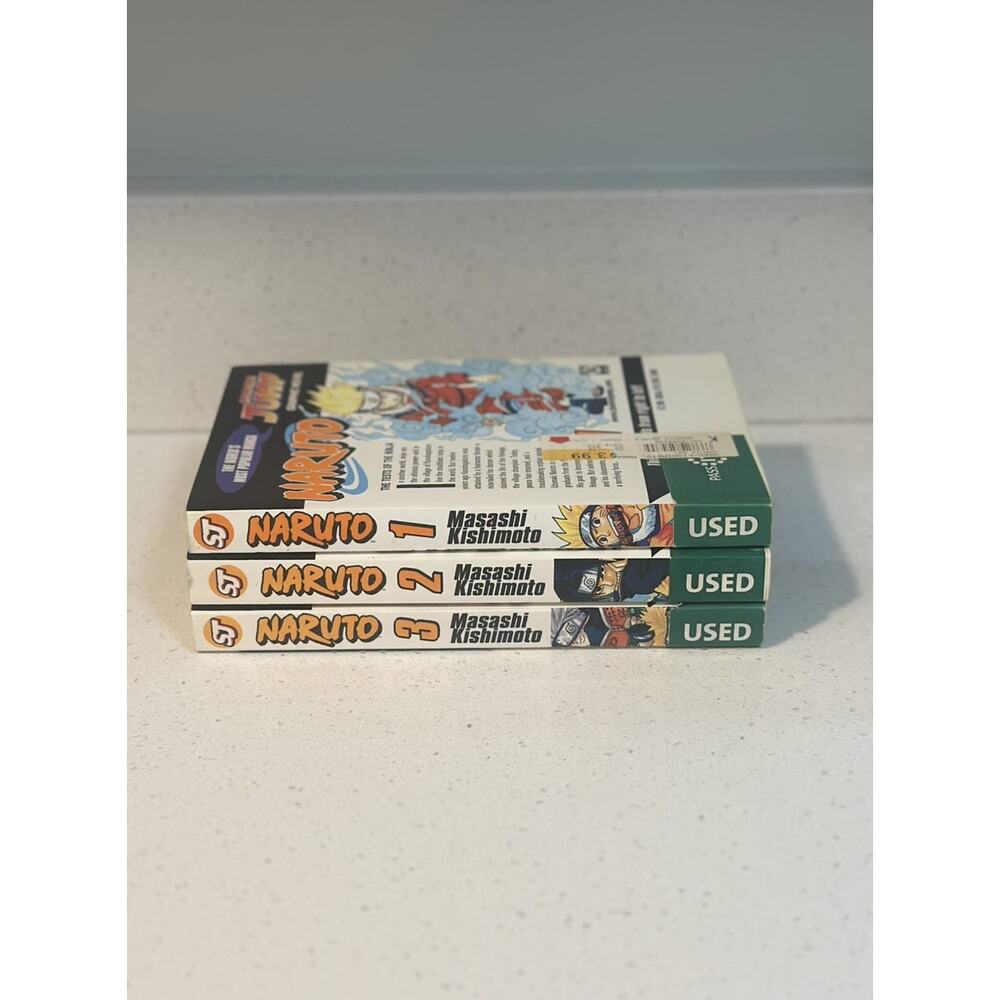 Naruto Masashi Kishimoto Comic Novels 1 2 3 Books